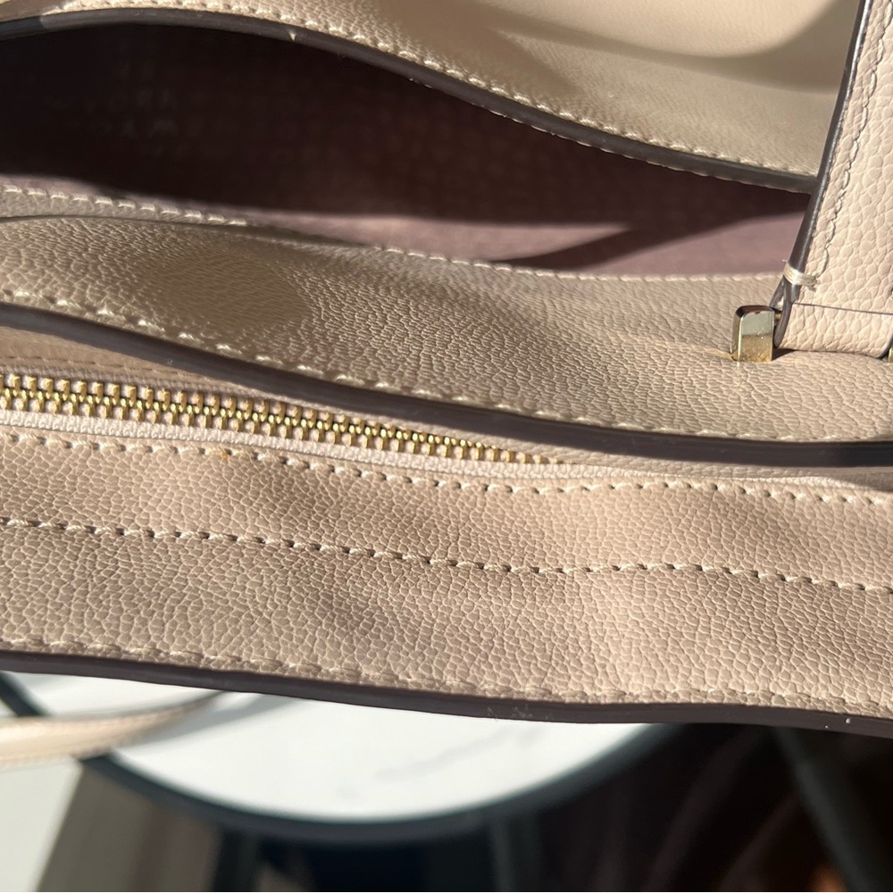 KATE SPADE Elegant  Leather Handbag Cream color - Picture 4 of 14